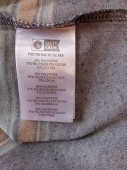 Salty Crew Men’s Striped Hooded Shirt Lightweight Sz M UV Protection
