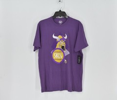 Men’s ’47 Brand Minnesota Vikings Skol T-Shirt In Purple Size Medium