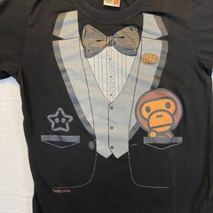 Bape Baby Milo Graphic T-Shirt Black Men’s Size M Streetwear Tee Short Sleeve