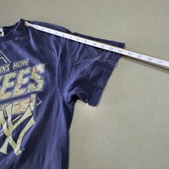 Majestic New York Yankees Tradition Begins Here Graphic T-Shirt Navy Blue Mens L
