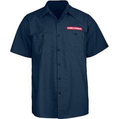 Powell Peralta Skateboards Work Shirt Winged Ripper Navy