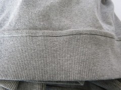 Flint and Tinder Henley Shirt Mens Size Large Gray L/S Ribbed Waffle USA Comfort