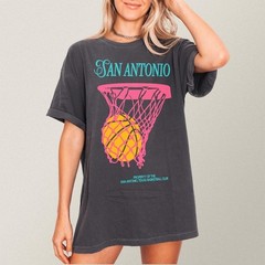 San Antonio Basketball Streetwear Graphic T-Shirt, Game Day Fiesta Tee