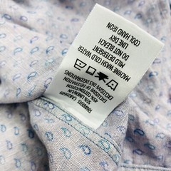 Robert Graham Cotton Linen Faded Wash S/S Button Front XL Mint