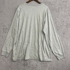 NWOT Lands’ End Men’s XXL Super-T Long-Sleeve T-Shirt Gray Heather 100% Cotton