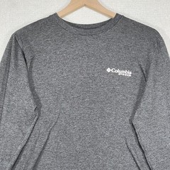 Columbia PHG Shirt Mens M Gray Outdoor Long Sleeve Hunting Crew Neck