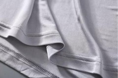 Men’s 50% Silk 50% Viscose T-Shirts Short Sleeve Crew Neck undershirt SS201