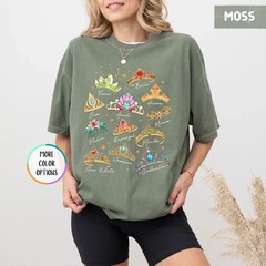 Fairytale Princess Inspired Crown Collection Graphic Shirt