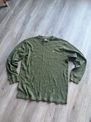 South Pole Green Waffle Weave Pullover Thermal Knit Long Sleeve Size XL
