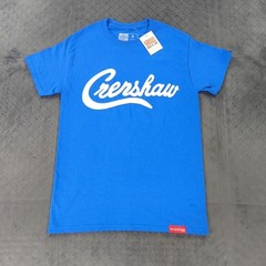 The Marathon Clothing Shirt Crenshaw Blue Short Sleeve Rap Tee Men Small