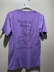 Dutch Bros Coffee Purple T-Shirt Men’s Small – Super Soft Material!