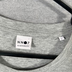 NN07 No Nationality Shirt Mens Large Gray Kurt Thermal Crew Neck Soft