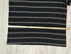 Goodfellow & Co Mens Standard Fit Short Sleeve T-Shirt, Charcoal Stripe Size XL