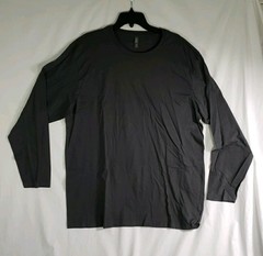 District Made 2XL Men’s Long Sleeve Shirt Charcoal Gray