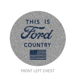 Joe Blow T’s Ford Truck Proud American Men’s Gray T-Shirt 6th Gen 1976 F Series