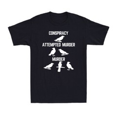 Conspiracy Attempted Murder Next Level Attempted Murder Crow Raven Men’s T-Shirt