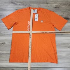 Adidas T-Shirt Men’s Medium Orange Trefoil Essential New