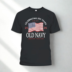 Unisex OLD NAVY USA 250th anniversary shirt, US Flag 250 Years Patriotic Tee