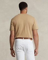 Polo Ralph Lauren Cotton Jersey Crewneck T-Shirt Tan Big & Tall 2XB Short Sleeve