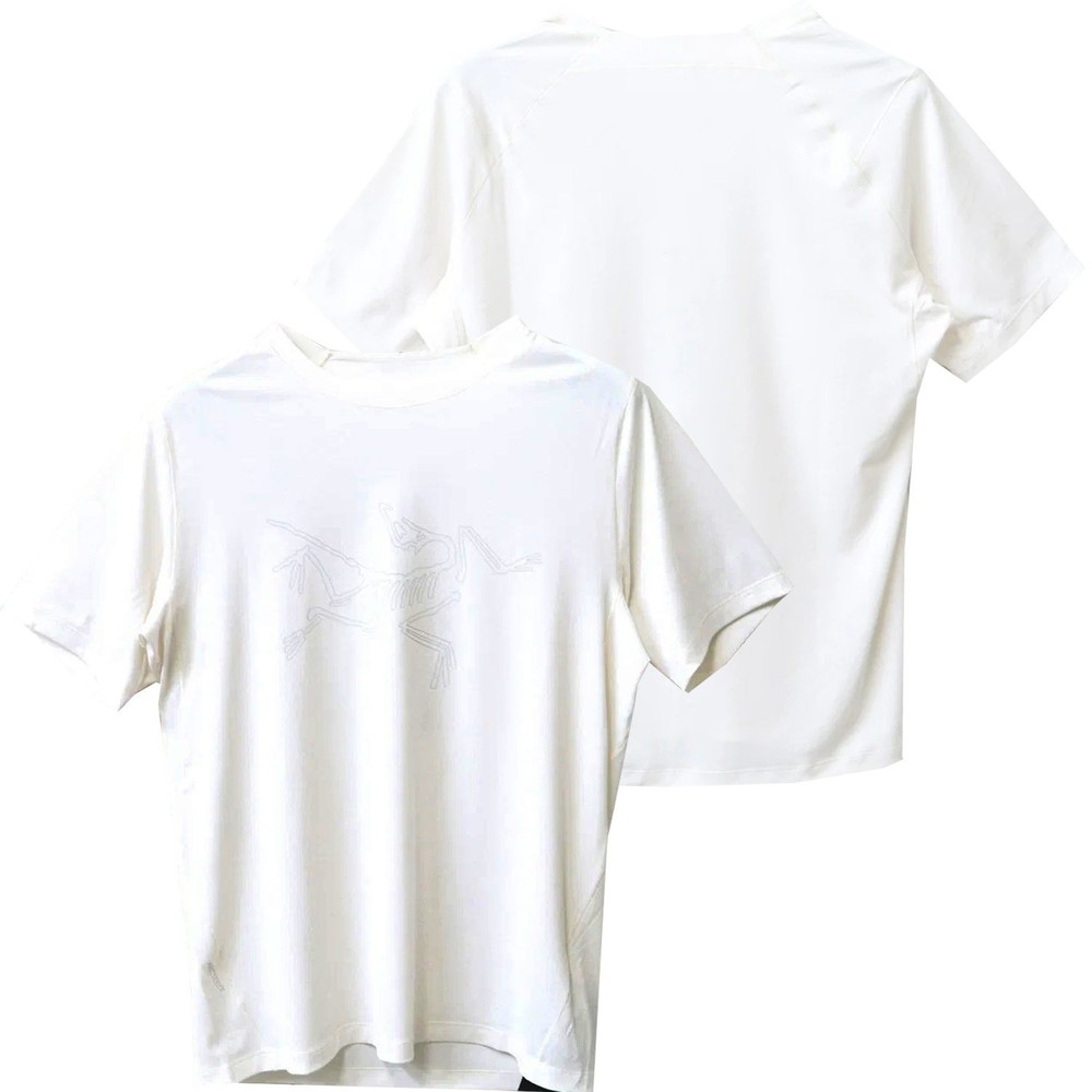 Arc’teryx Mens – Cormac Logo Shirt S/S Tee T-shirt – Arctic Silk