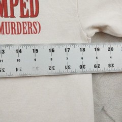 Slumped Boyz T-Shirt ” We Don’t Call The Laws” Tee Mens Small Cream