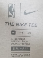 NIKE LOS ANGELES LAKERS NBA TEAM ISSUED LS SHIRT WHITE RARE NEW NWT (SIZE 3XL)