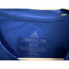 Adidas Kansas Jayhawks Creator Tee Mens Medium Royal Blue NCAA Graphic T-Shirt