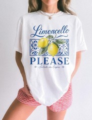 Comfort Colors Limoncello Please Shirt Italian Summer Lemons T-Shirt