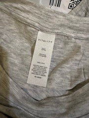 VITALITY FLOAT BASIC TEE shirt unisex size 3X soft material new