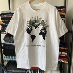 1992 They Were Here First – Washed T-Shirt White M