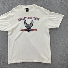 Vintage Harley-Davidson Motorcycles Mens XL White T Shirt Chandler Arizona Y2K