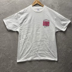 VTG 90s NASCAR Racing Country Time Lemonade Memorial Graphic T Shirt White XL