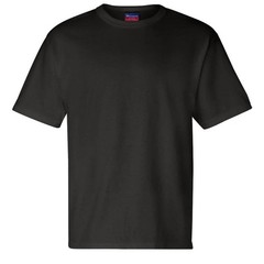 Champion T425 Men Crew Neck Short Sleeves T-Shirt – Medium Black