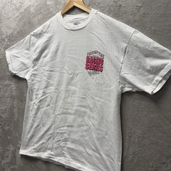 VTG 90s NASCAR Racing Country Time Lemonade Memorial Graphic T Shirt White XL