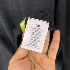 Icebreaker Long Sleeve Shirt Mens XL Gray Merino Wool Base Layer Top