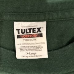Tultex men Dark Green Preshrunk Cotton CANADA RADIUM HOT SPRINGS T Shirt size XL