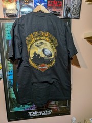 Vintage Black 2004 Fairbanks Alaska Harley Davidson Shirt Size XL