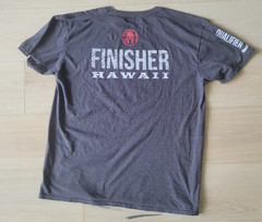 Reebok Spartan Race T Shirt Mens L LArge 2015 Finisher Gray short sleeve
