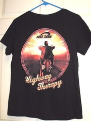 DISTRICT MADE Black T-shirt Size L Full Tank Apparel Motorcycle Highway Therapy