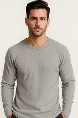 Plain Thermal T-shirts BULK Round Neck [ JOHN SON ] Super Heavy Weight [S ~ 5XL]