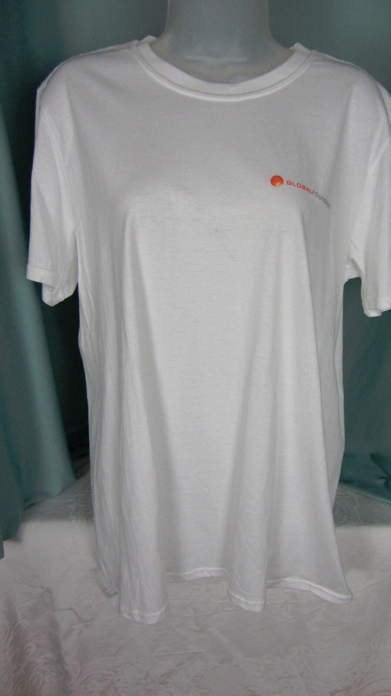 Gildan soft styleT shirt Ring spun Cotton Large Tall Global Foundries NWOT