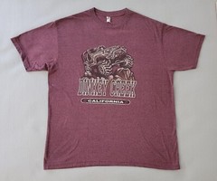 Optima Mens Burgandy Dinky creek Short Sleeve T-Shirt Size XL
