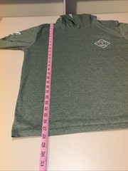 Salty Crew Men’s Green Premium Technical LS Hoodie XL Missing Drawstring