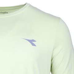 diadora Super Light Crew Neck Short Sleeve Athletic T-Shirt Mens Green Casual To