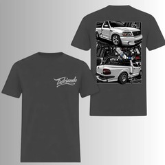 Trokiando Ford F150 SVT Lightning T-Shirt, 2 Sides, Dropped Single Cab Truck