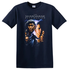 Shawshank Redemption Art T Shirt Classic Movie Graphic Tee Movie Lovers Humor