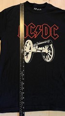 AC/DC Long Sleeve Tour Shirt For Those About To Rock Mens Medium Graphic
