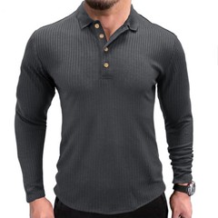 Zonbailon men’s t-shirt solid color breathable quick dry bottomed shirt autumn