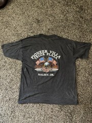 Vintage 80s 3D Emblem Truckers Only King Of The Road Lion Biker Thin T Shirt XXL