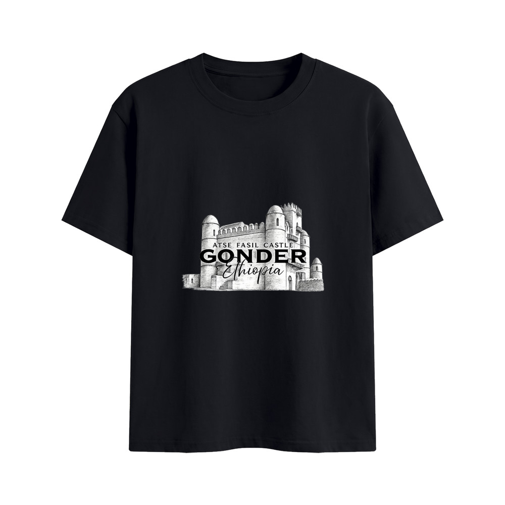 ETHIOPIAN CULTURAL PRINTED Unisex Cotton T-Shirt